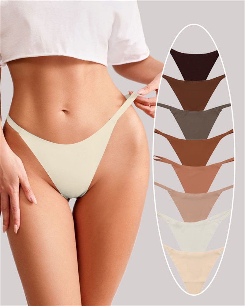 

Seamless Plain Thong Panty, Style5