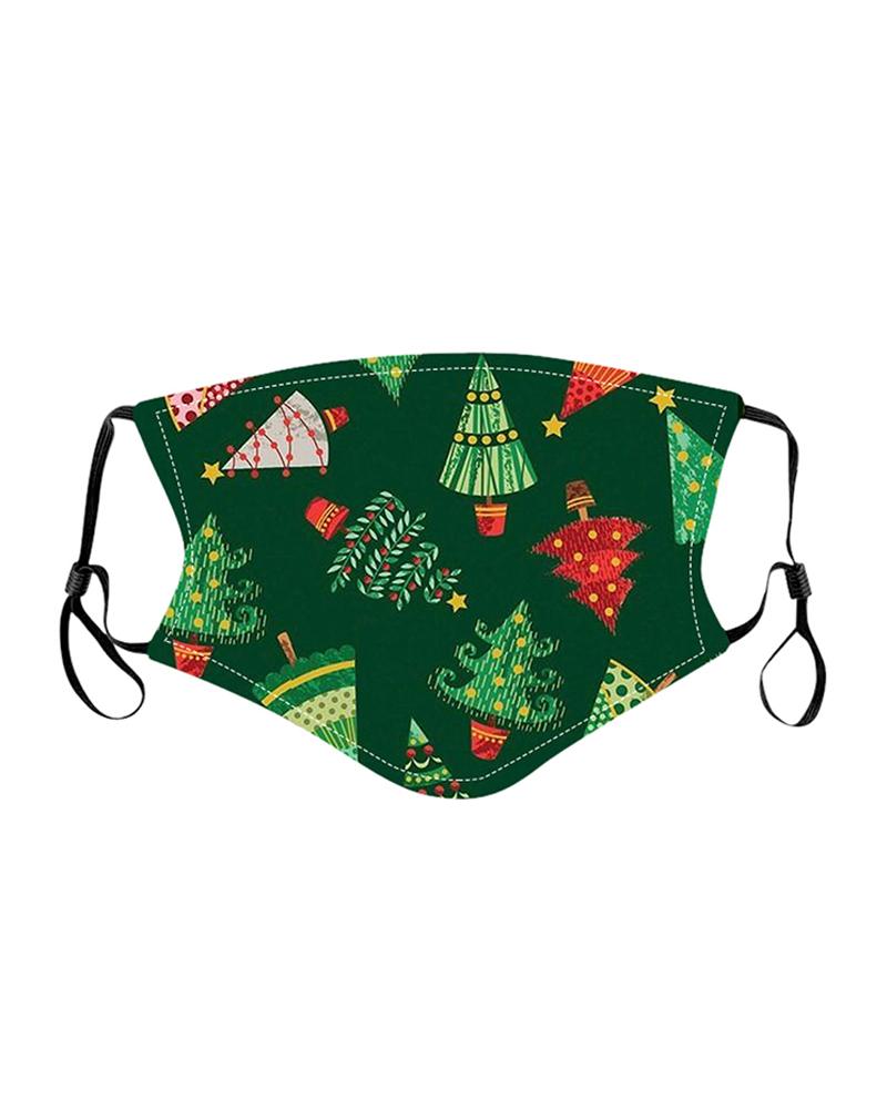 

Christmas Mixed Print PM2.5 Filter Breathable Face Mask For Child, Style3