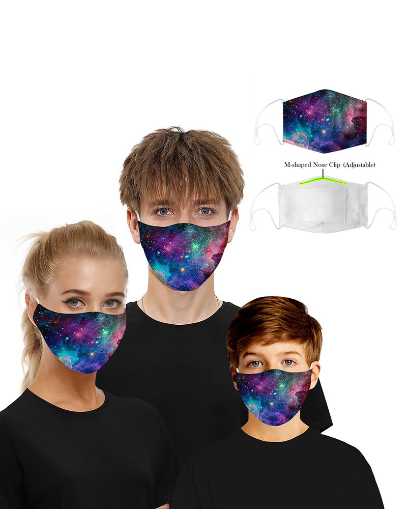 

Print Mouth M .a. s. k Breathable Washable And Reusable With 2PCS Replaceable Filter, Style8