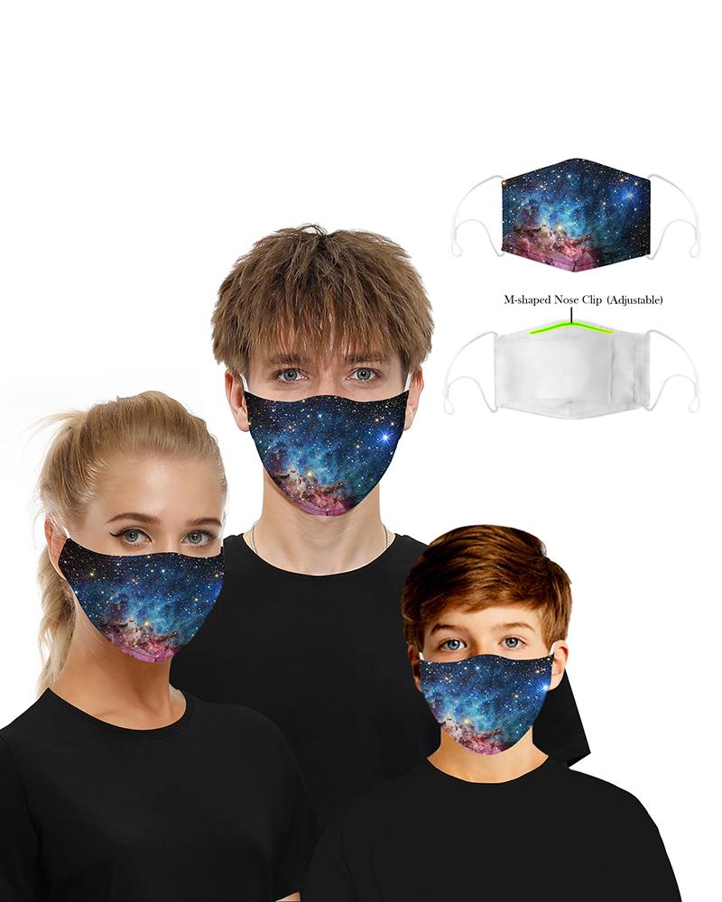 

Print Mouth M .a. s. k Breathable Washable And Reusable With 2PCS Replaceable Filter, Style5