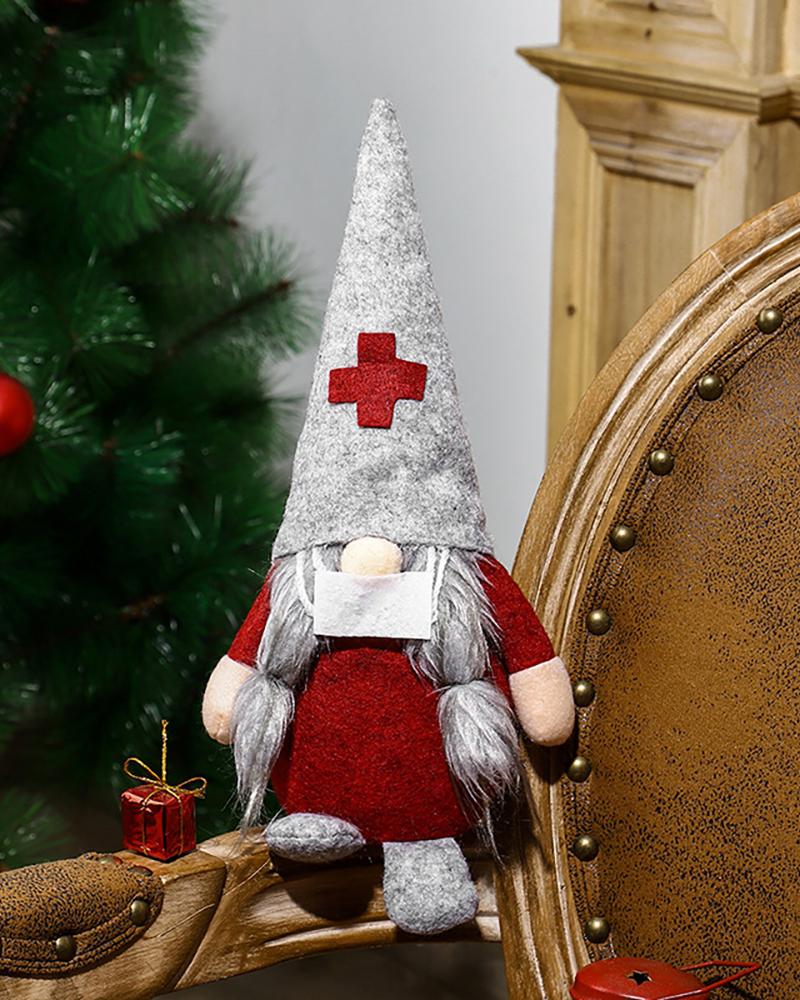 

Christmas Doctor Gnomes Plush Doll Ornaments For Christmas Tree Decorations, Style2