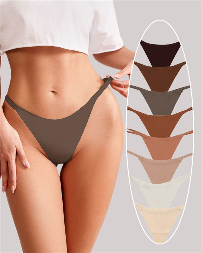

Seamless Plain Thong Panty, Style2