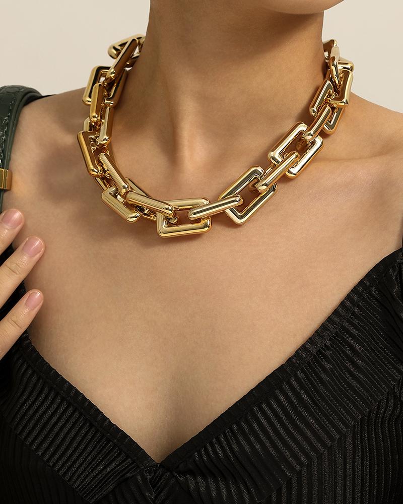 

Simple Chain Necklace, Gold