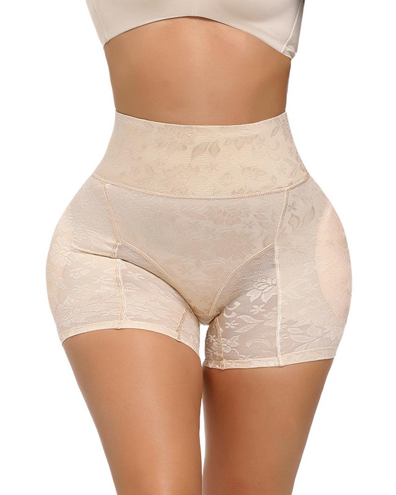 

High Waist Butt Lift Shapewear Body Shaper Hip Padded Enhancer Booty Lifter Tummy Control Panty, Nude