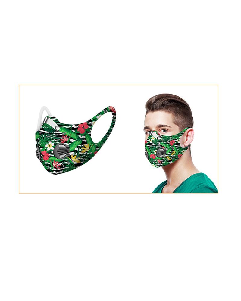 

Printed Face Mask With Valves, Style1