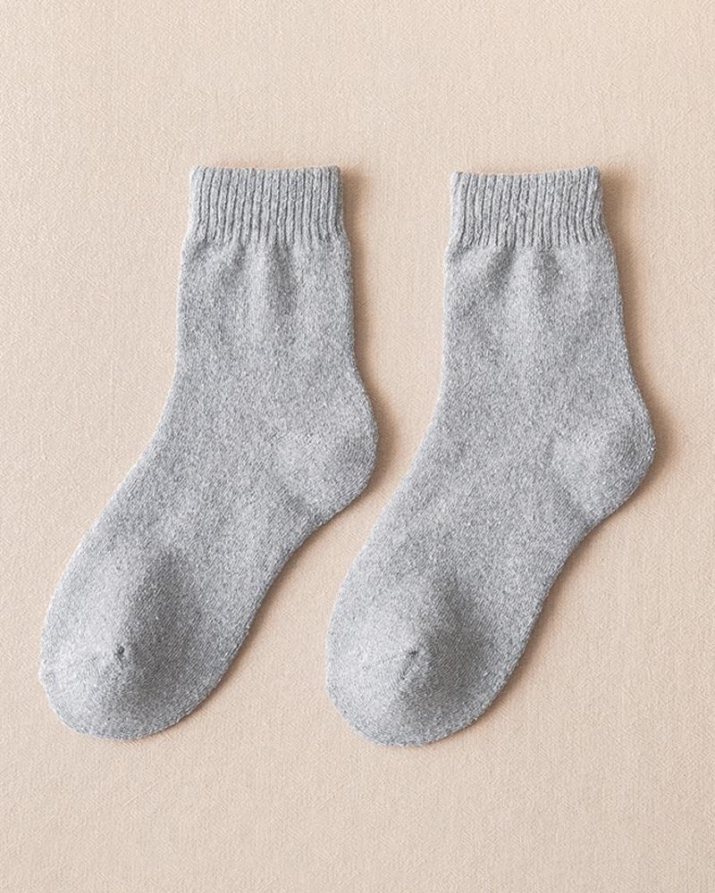 

1Pair Simple Plain Socks, Style5