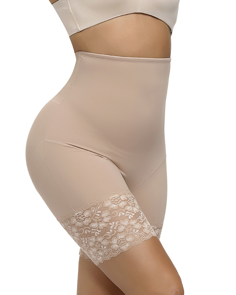 

Plus Size High Waist Trainer Tummy Control Panties Body Shaper, Nude