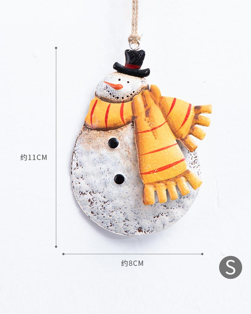 

Christmas Snowman With Scarf Ornaments, Style3