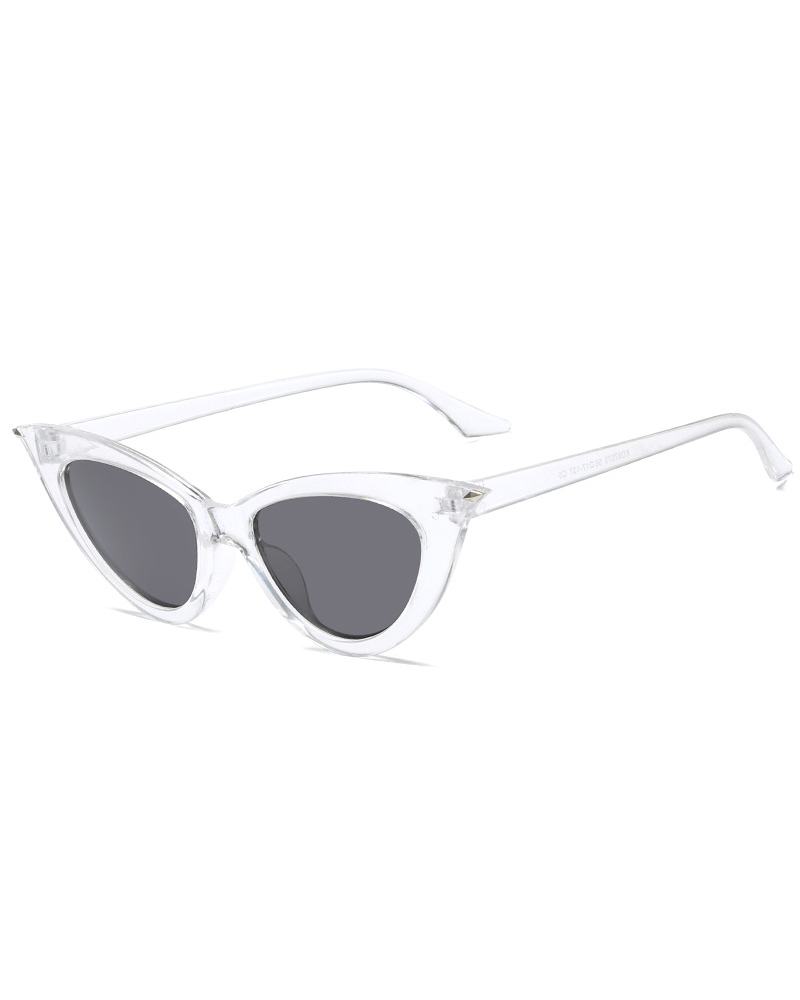 

1Pair Cat Eye Frame Vintage Sunglasses, Gray