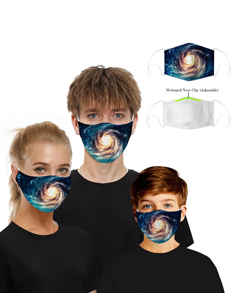 

Print Mouth M .a. s. k Breathable Washable And Reusable With 2PCS Replaceable Filter, Style4