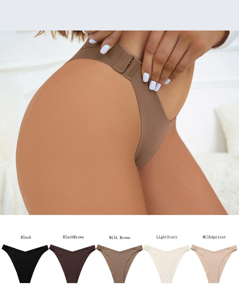 

Side Hook Seamless Breathable Panty, Coffee
