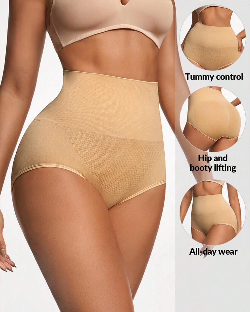 

Culotte gainante taille haute pour contrôle du ventre et modelage du corps, Nude