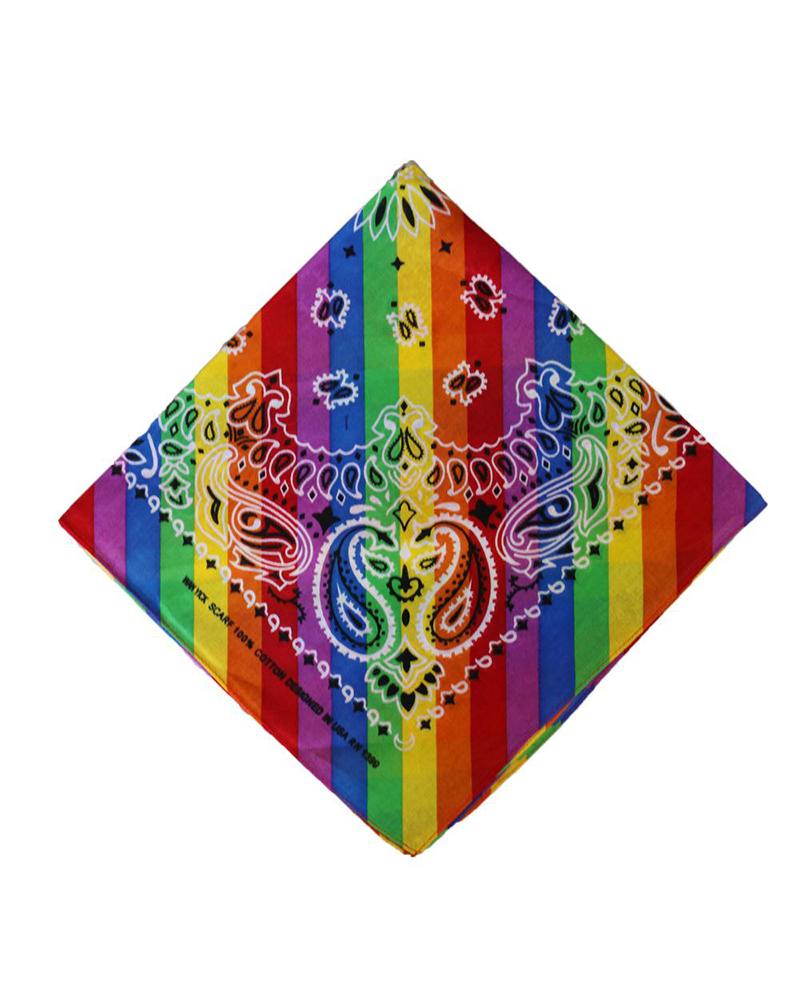 

Multicolor Print Face Bandana Magic Scarf Headwrap Balaclava
