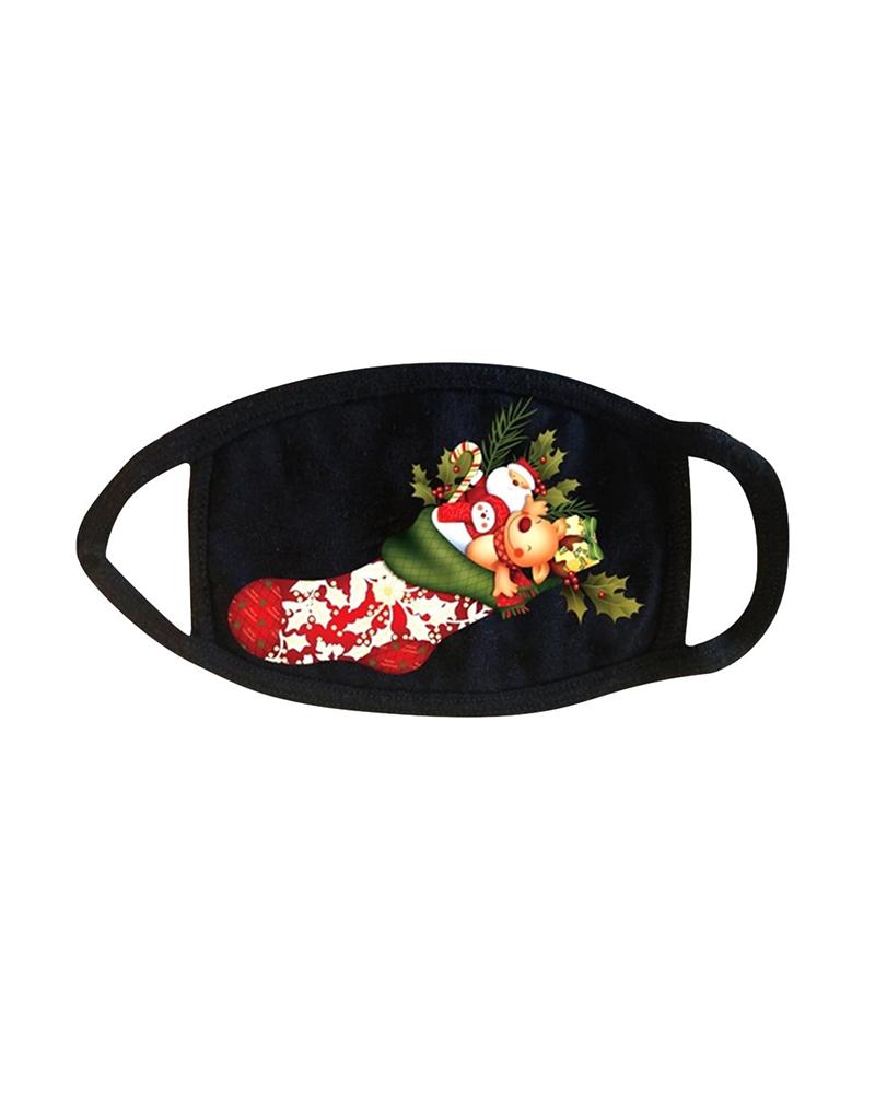 

5PCS/Set Randomly Dispatched Christmas Print Breathable Face Mask(Patterns Sent Randomly), Style7