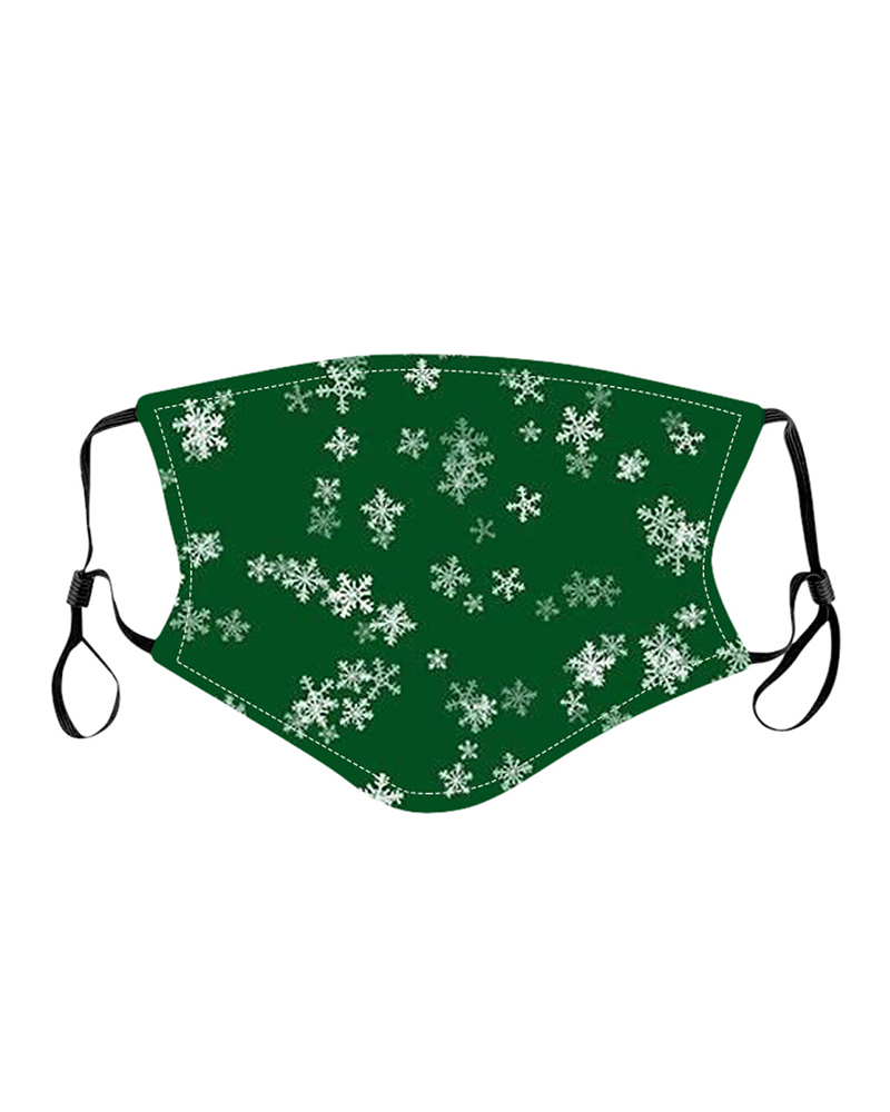 

Christmas Mixed Print PM2.5 Filter Breathable Face Mask For Child, Style2
