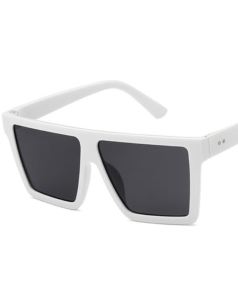 

1Pair Square Frame Retro Sunglasses, Style2