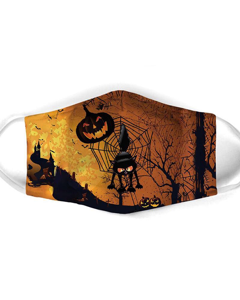 

Halloween Mixed Print Breathable Mouth Mask, Style3