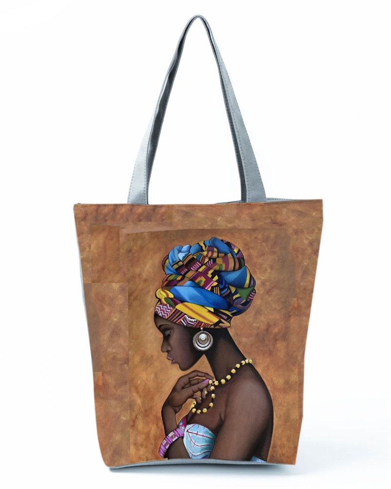 

Figure Print Large Capacity Shopper Bag, Style1