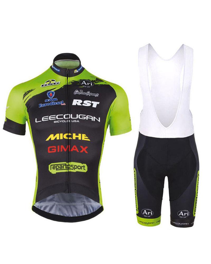 

Letter Print Short Sleeve T-shirts With Sleeveless Skinny Rompers Cycling Suit Sets, Green