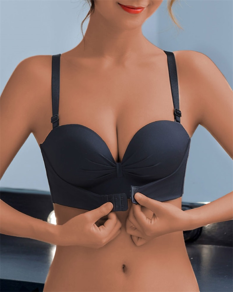 

Multi-way Wear Strapless Bra With Detachable Strap, Black