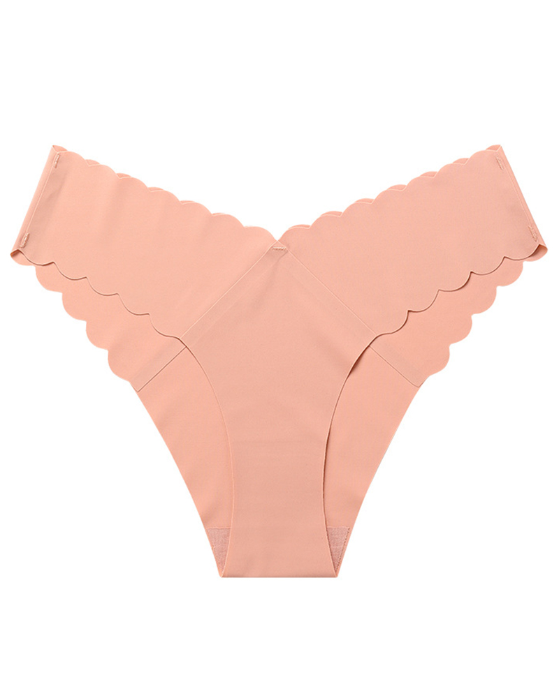 

Scallop Trim Seamless Panty, Style13