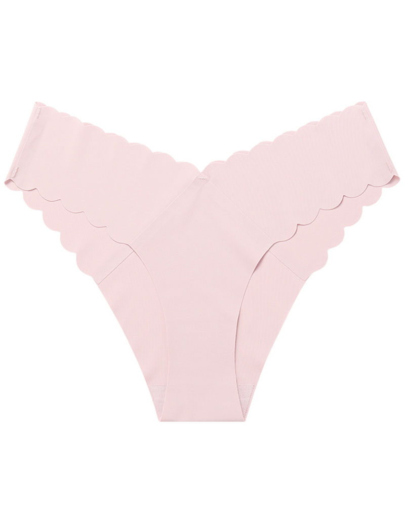 

Scallop Trim Seamless Panty, Style7