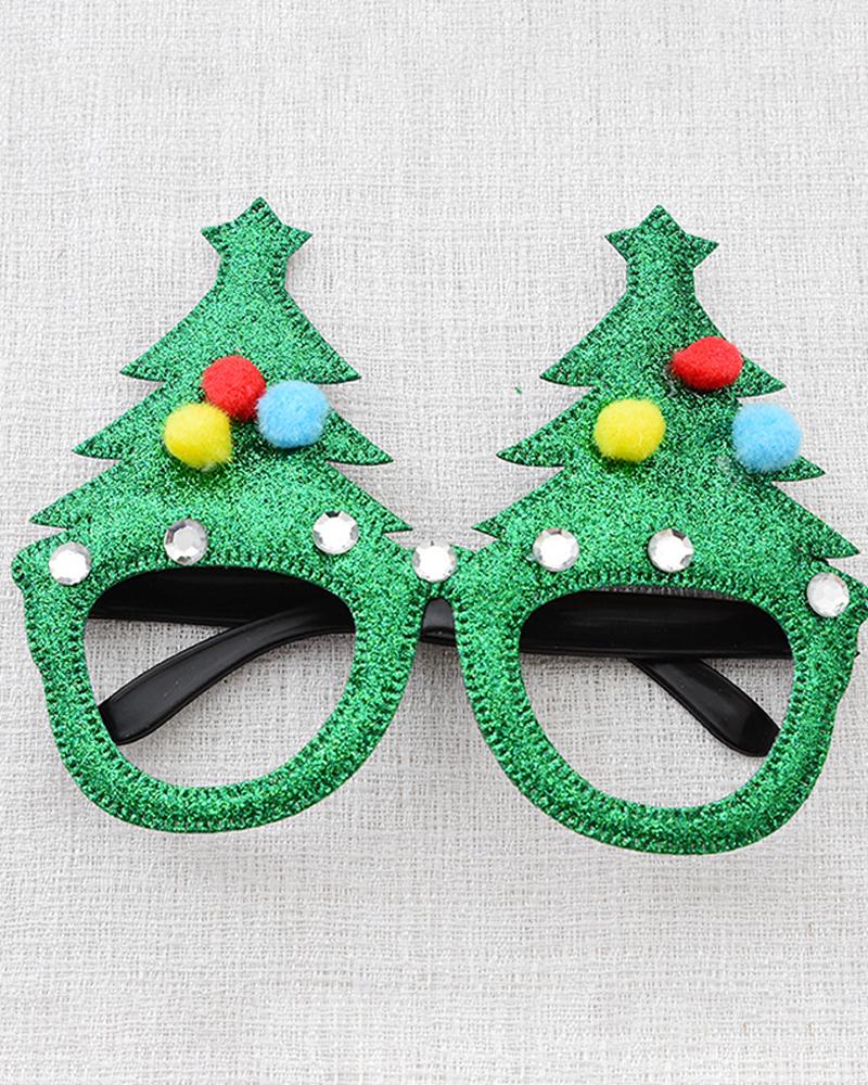 

Christmas Pattern Funny Design Glasses, Style3