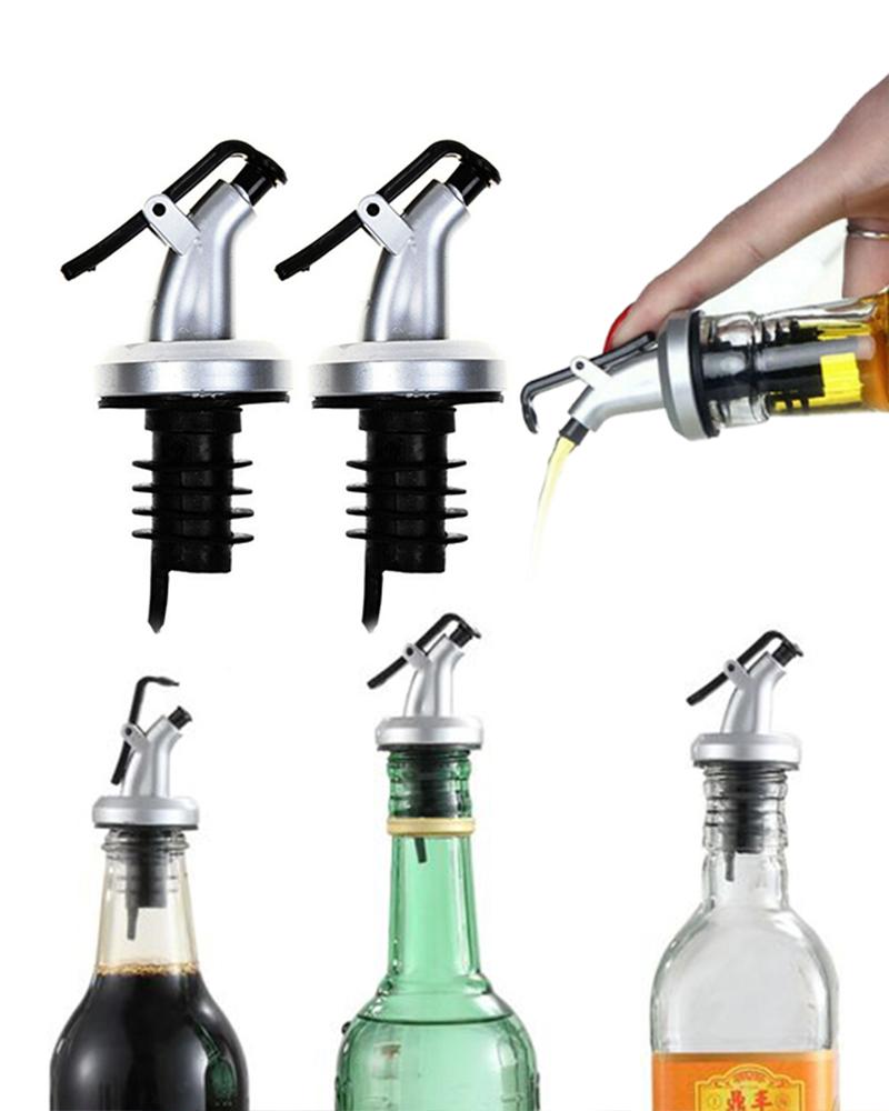 

NEW Kitchen Gadgets Wine Olive Oil Soy Sauce Spout Pourer, Silver