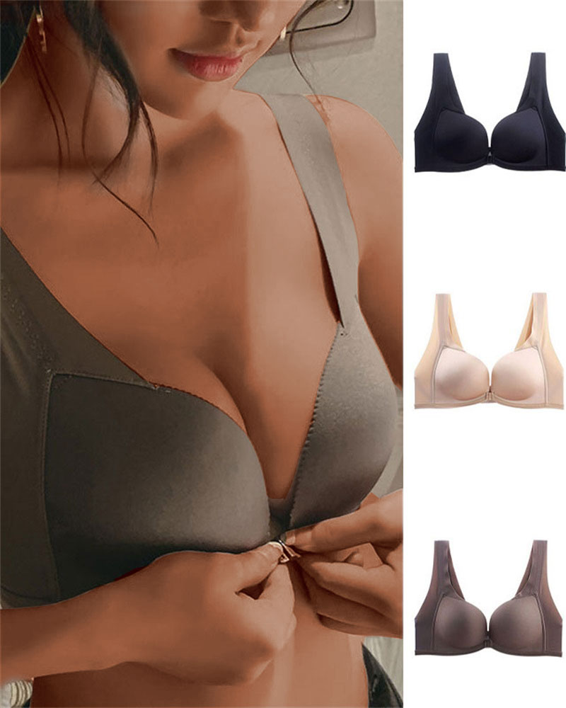 

Plain Push Up Bralette, Coffee