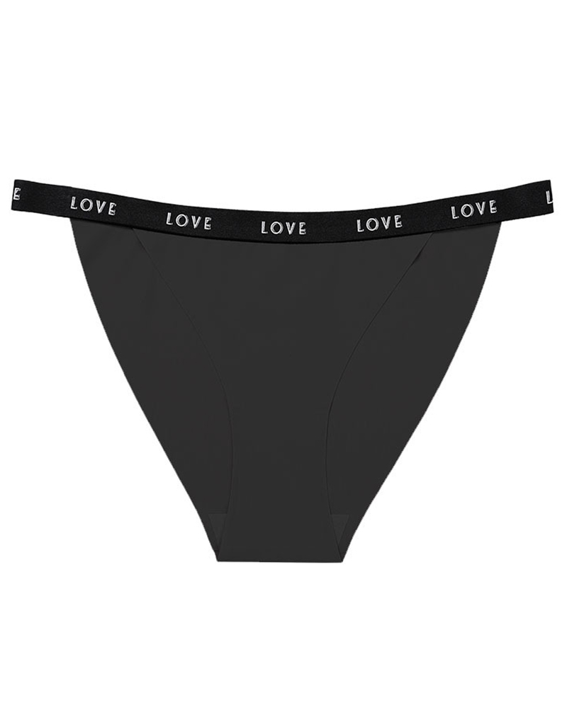 

Love Tape Patch Seamless Breathable Panty, Purplish blue