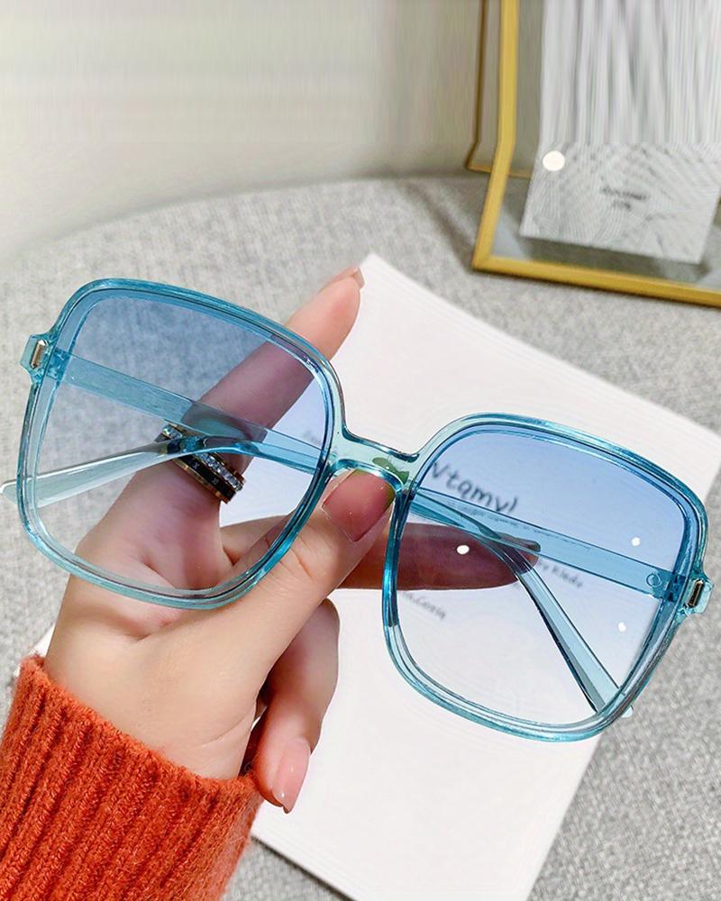 

1Pair Vintage Ladies Stylish Design Oversized Square Sunglasses, Style4