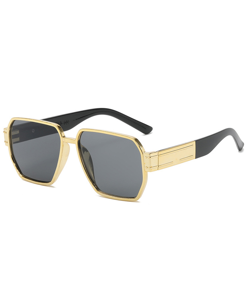 

1Pair Big Asymmetrical Frame Simple Sunglasses, Style2