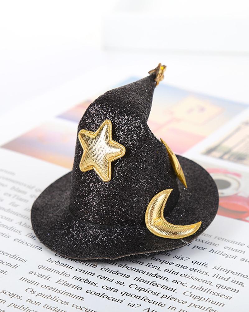 

Halloween Witch Hat Cosplay Props Party Masquerade Kids Costume Accessories Party Decoration Ornaments, Black