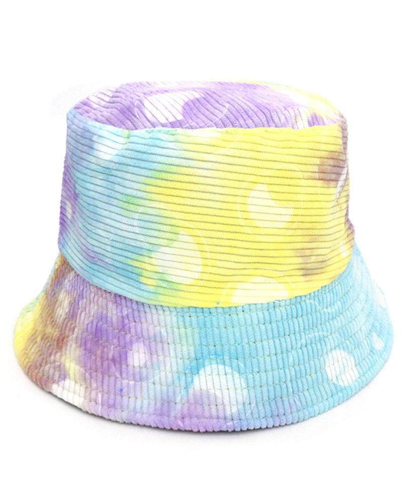 

Tie Dye Print Bucket Hat, Style4