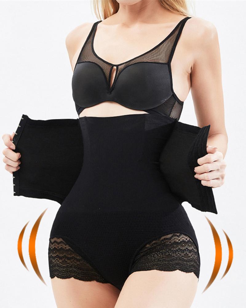 

Tummy Control Panties High Waist Body Shaper Seamless Shapewear, Black