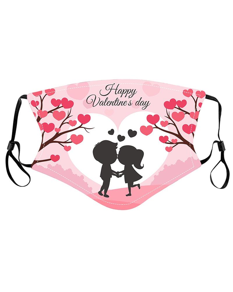 

Valentine's Day Print Ear-loop Mask, Style3