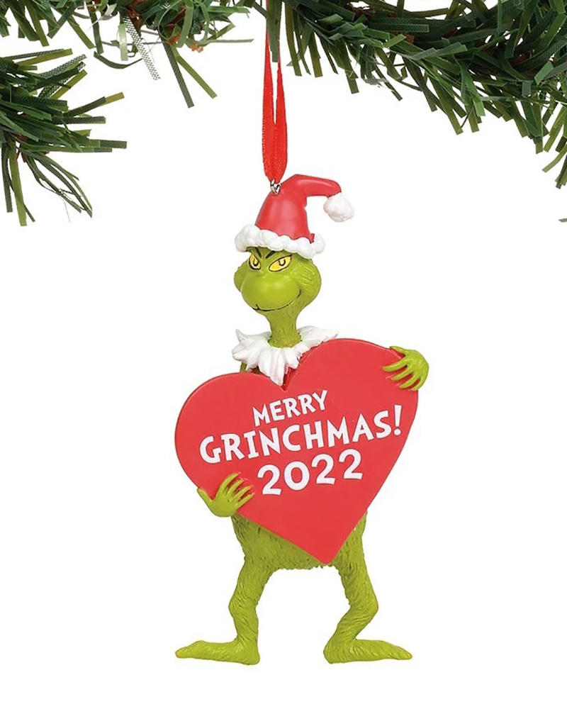 

Furry Green Grinches Ornament Christmas Tree Decorations, Style2