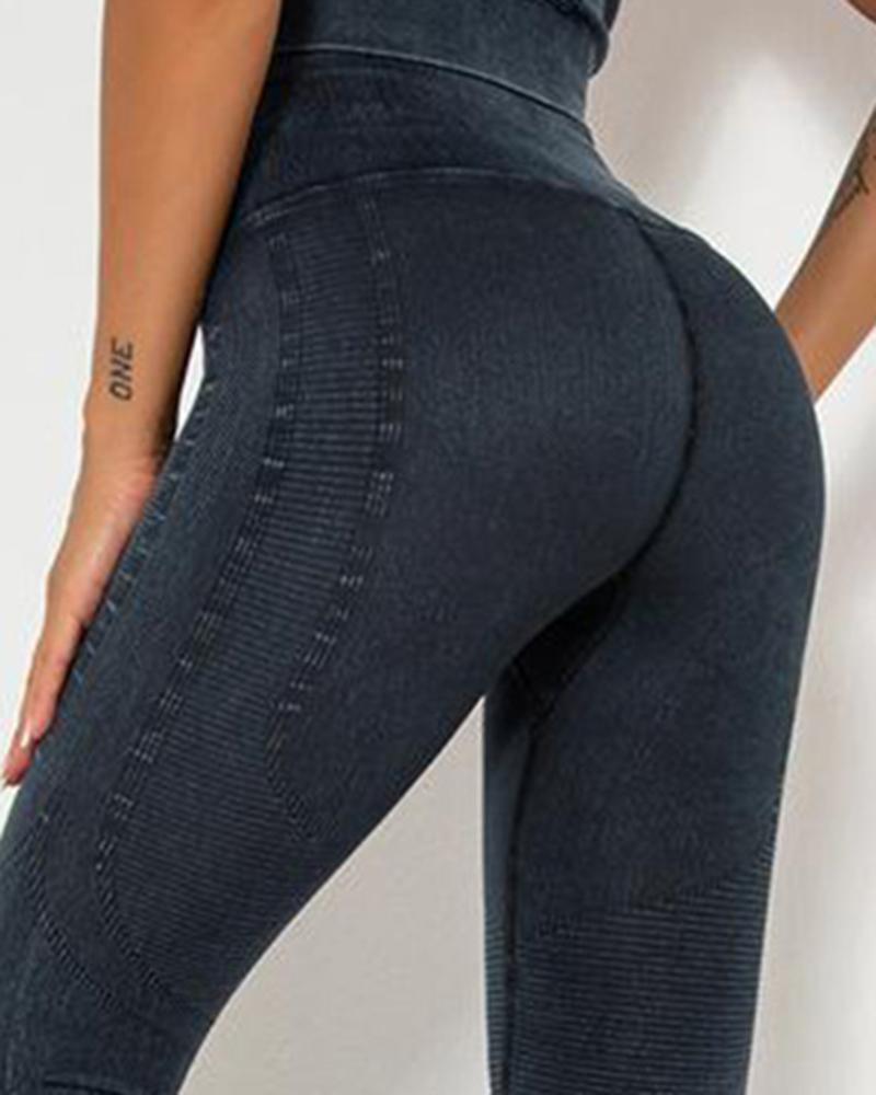 

High Waist Butt Lifting Yoga Pants, Black