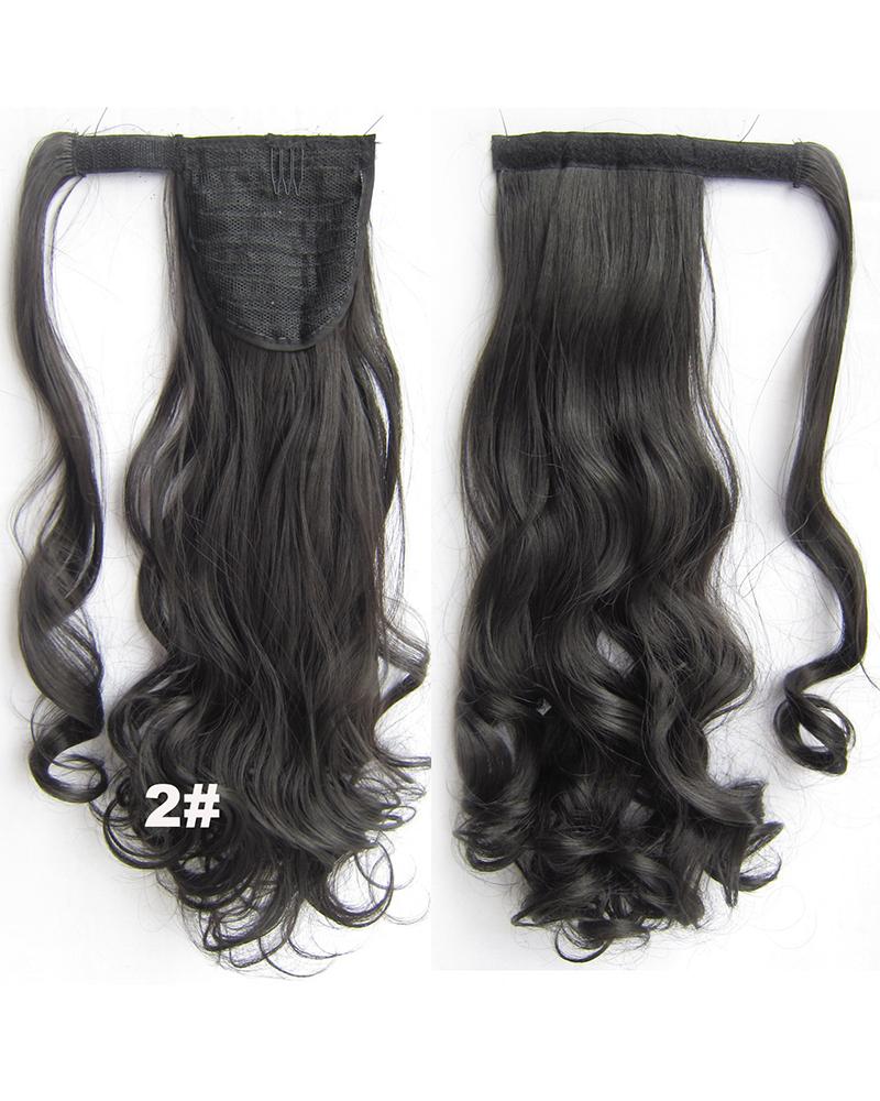 

Curly Long Ponytail Clip Hair Extensions Ponytail Hair Piece, Style2