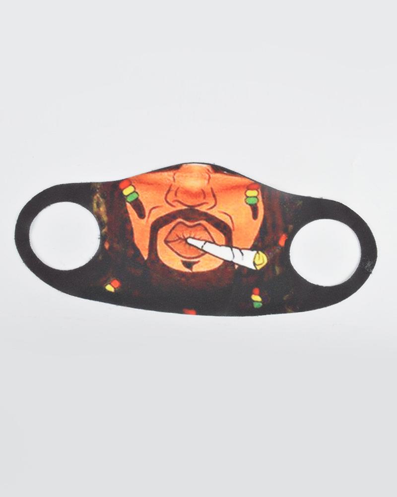 

Face Emoji Print Breathable Mouth Mask, Style4