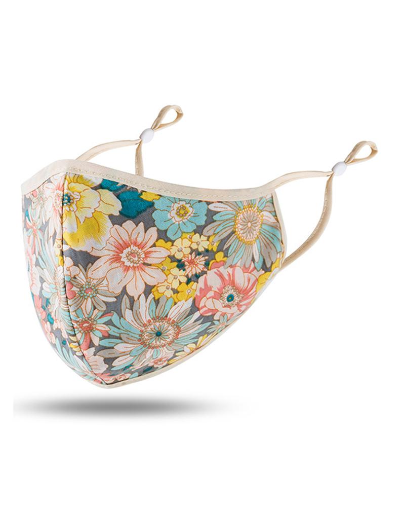

Ditsy Floral Print Breathable Face Mask, Style3