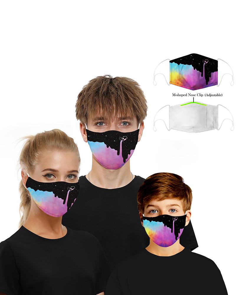 

Print Breathable Mouth M .a. s. k Washable And Reusable, Style2