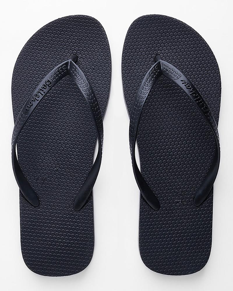 

Non Slip Toe Post Flip Flops, Black
