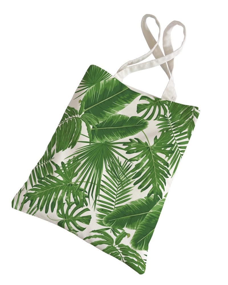 

Tropical Print Large Capacity Tote Bag, Style3
