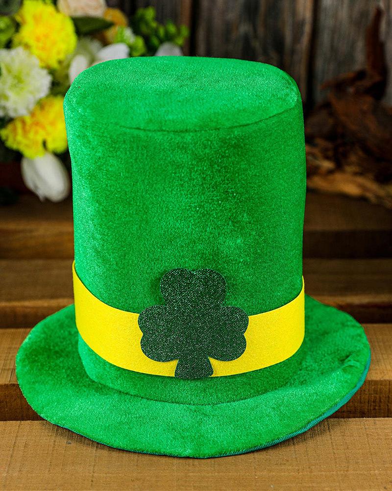 

St. Patrick's Day Clover Green Hat