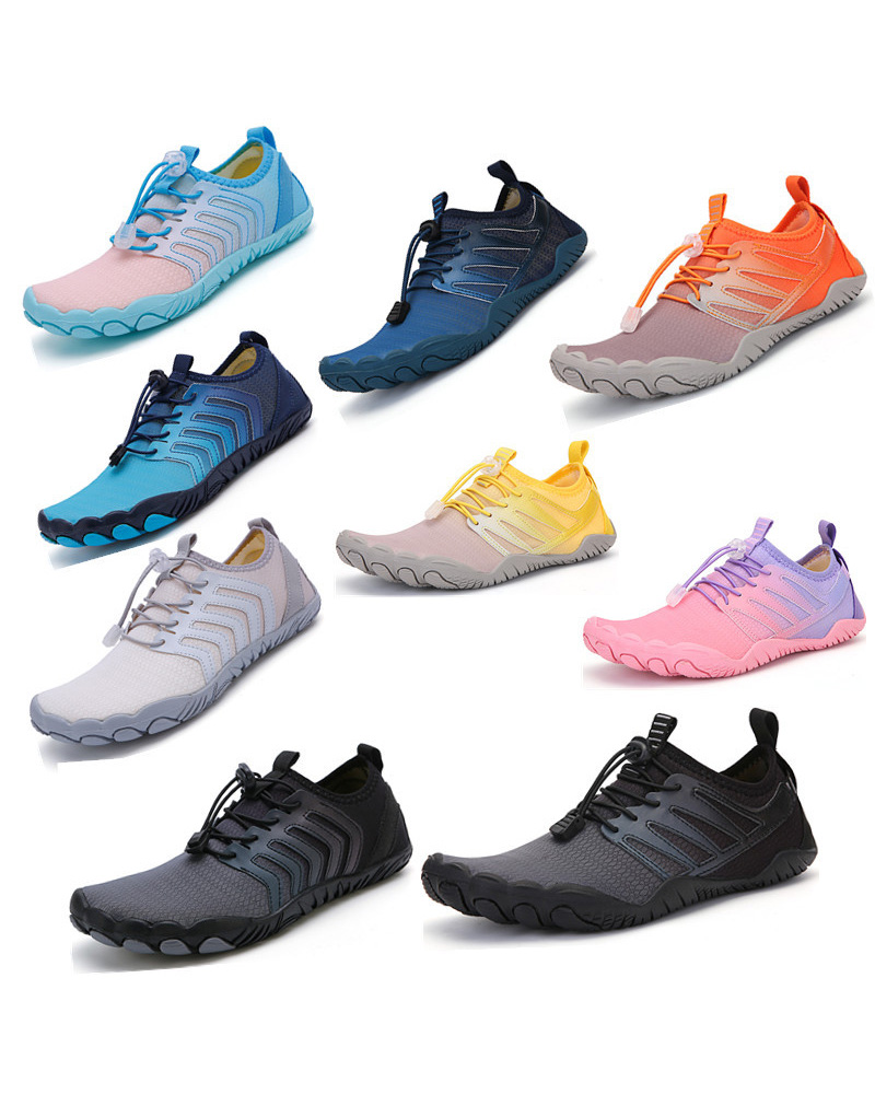 

Ombre Lace-up Swim Water Beach Sneakers, Style7