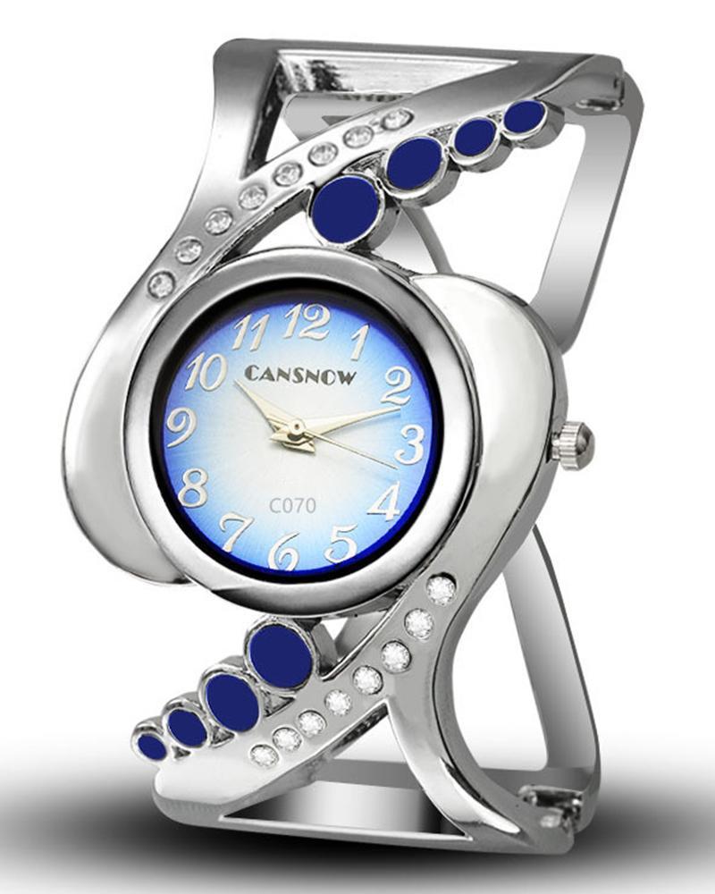 

Creatively Shaped Luxury Fancy Quartz Watch, Blue