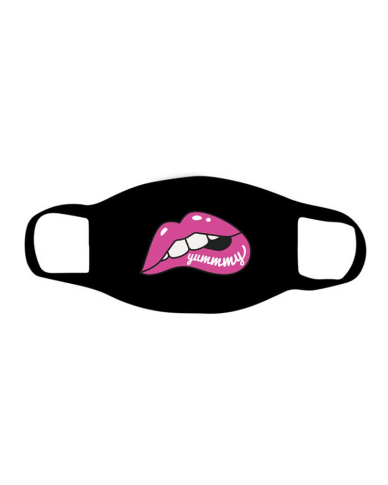 

Halloween Lip / Letter / Cartoon Print Breathable Mouth Mask, Style14