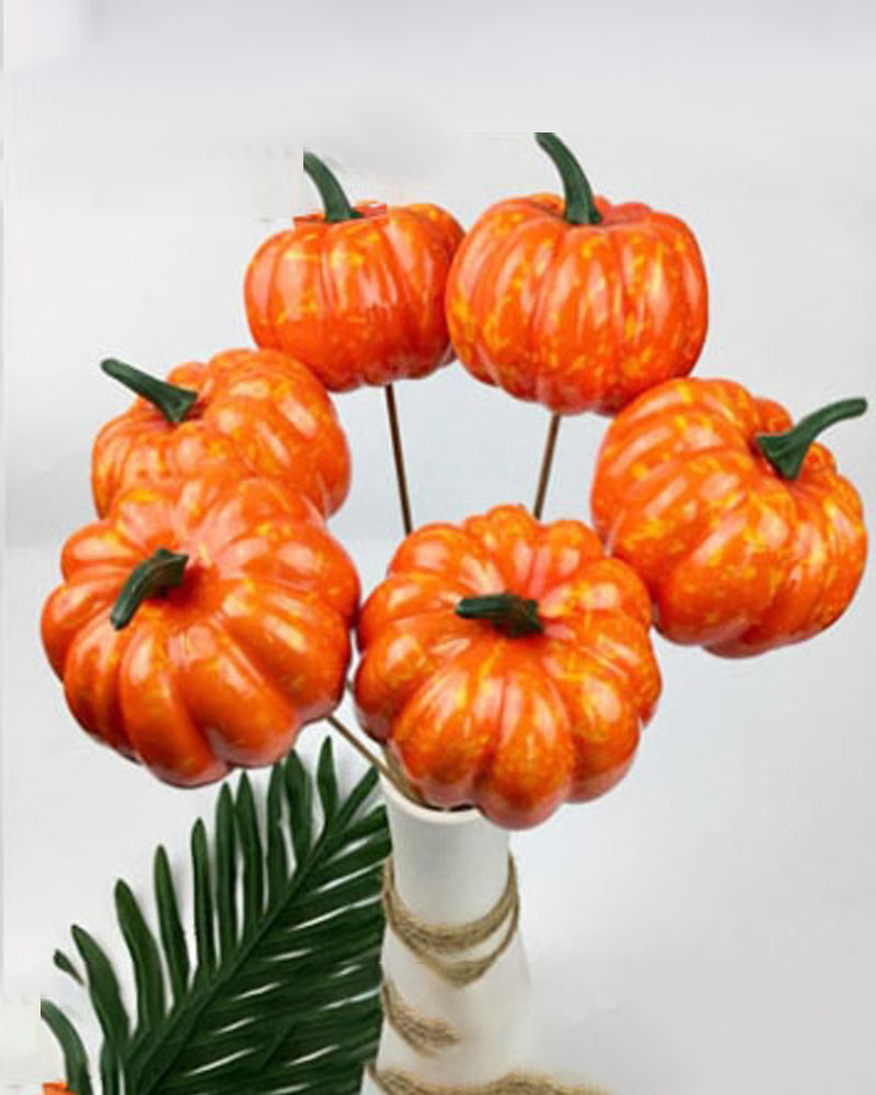 

Halloween Foam Pumpkin Decor Garden Ornaments Photography Props Party Holiday Decoration, Style1