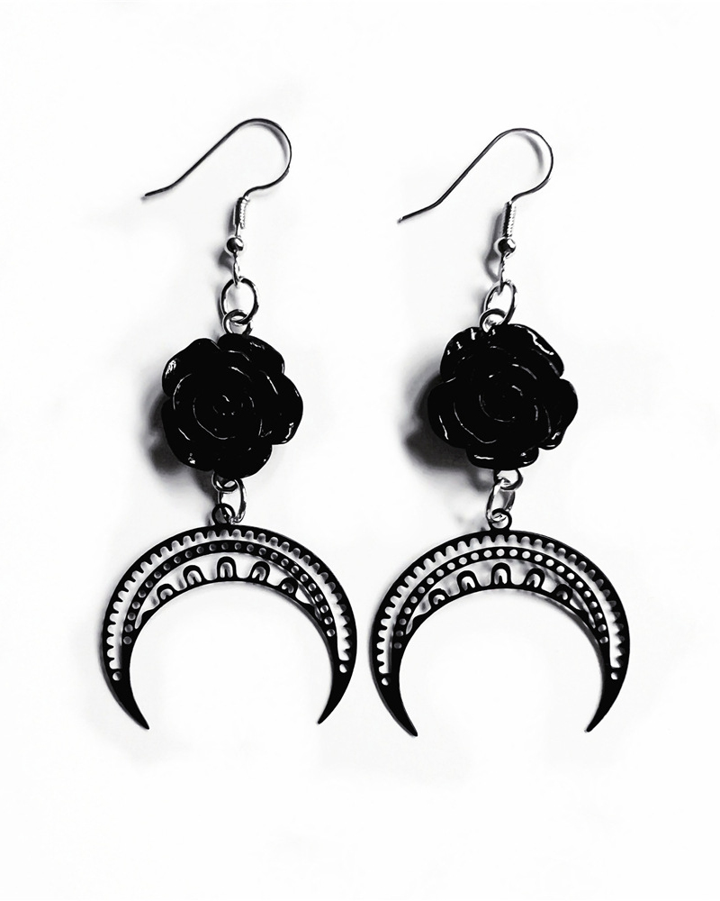 

1Pair Halloween Gothic Dangle Drop Earrings, Style3